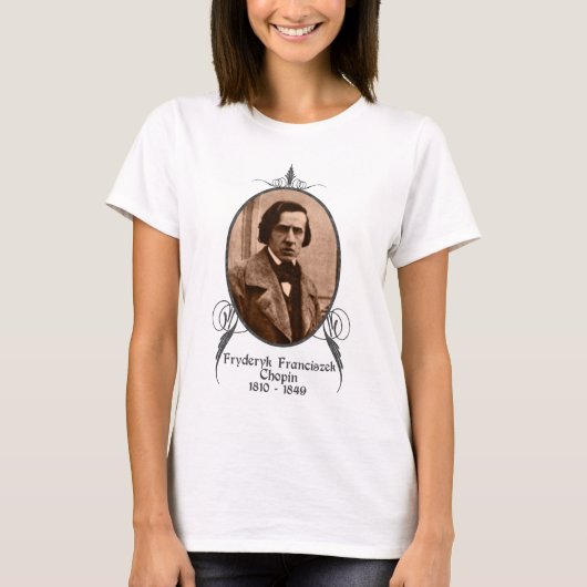 T-shirt Fryderyk Chopin (Devant)