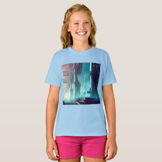 T-shirt FSF Futuration City 1 (Devant entier)