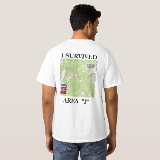 T-shirt Ft Bragg Area J (Dos entier)