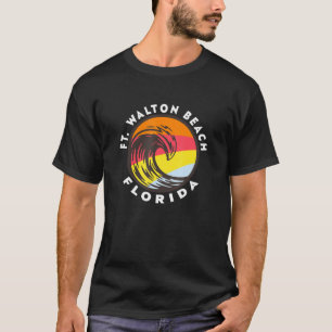 T-shirt Ft Walton Beach Floride Vacances Souvenir Ocean Wa