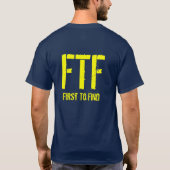 T-shirt FTF, trouver d'abord (Dos)