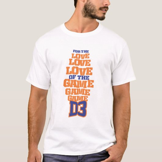 T-shirt FTL (bleu orange et royal) (Devant)