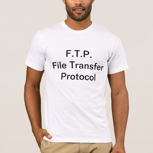 T-shirt Ftp - File Transfer Protocol (Devant)
