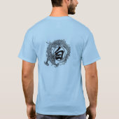 T-shirt fu blanc de kung de dragon (Dos)