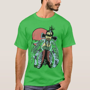 T-shirt Fu Manchu Gros Problème en Petite Chine Pré-Détres