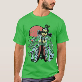 T-shirt Fu Manchu Gros Problème en Petite Chine Pré-Détres