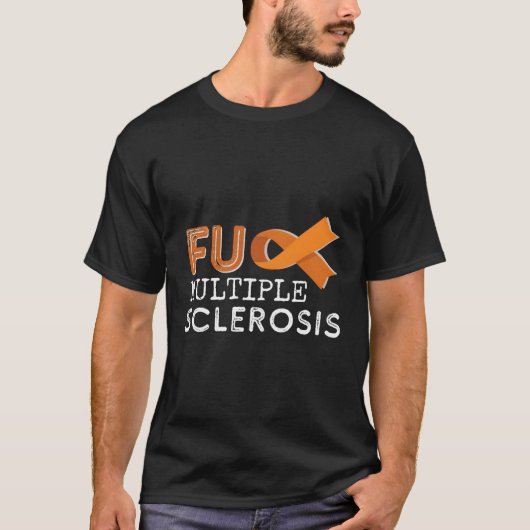 T-shirt Fu Ms Multiple Sclerosis Guerrier (Devant)