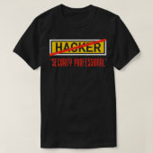 T-shirt Fu Professionnel De Sécurité De Codage De Programm (Design devant)