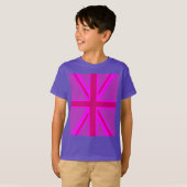 T-shirt Fuchsia Union Jack (Devant entier)
