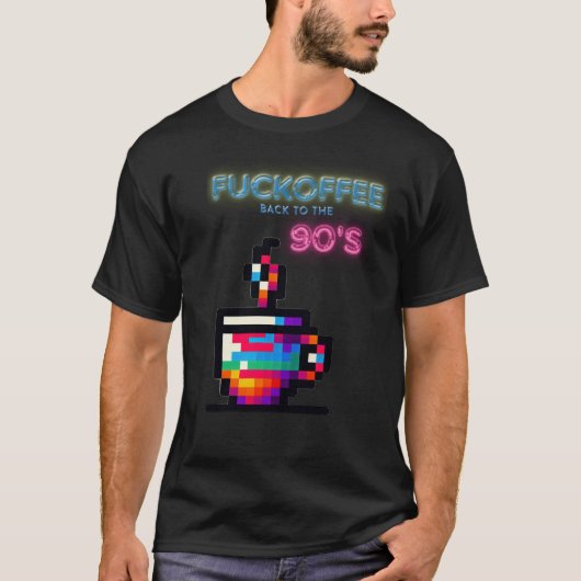 T-shirt Fuckoffee 90S (Devant)