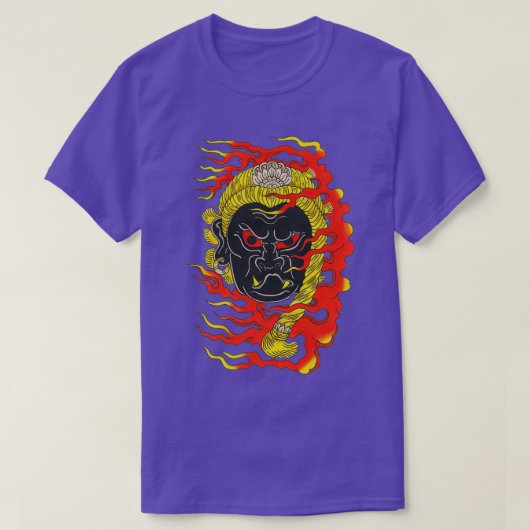T-shirt Fudo Myoo tatouage design flash 2 (Design devant)