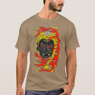 T-shirt Fudo Myoo tatouage flash design