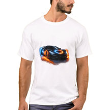 Fuel the Fire Neon Sports Car