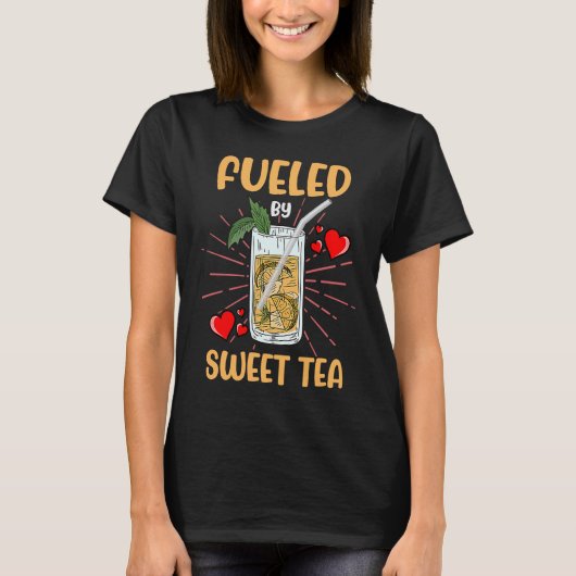 T-shirt Fueled By Sweet Tea (Devant)