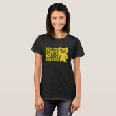 T-shirt Fuggler Indécis Jaune Originaux Monstre Texte (Devant entier)