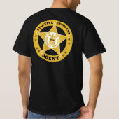 T-shirt FUGITIVE RECOVERY AGENT BADGE (Dos)