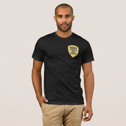 T-shirt FUGITIVE RECOVERY AGENT BADGE (Devant entier)