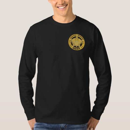 T-shirt FUGITIVE RECOVERY AGENT BADGE (Devant)