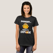 T-shirt Fugu Danger de Explosion Poisson-globe 1 (Devant entier)