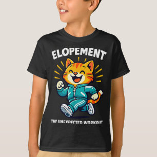 T-shirt Fuite le raton laveur drôle de séance d'entraîneme
