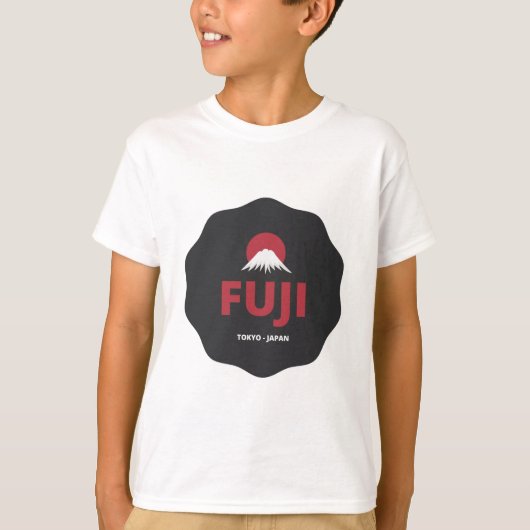 T-shirt Fuji Tokyo Japon Emblem Design (Devant)