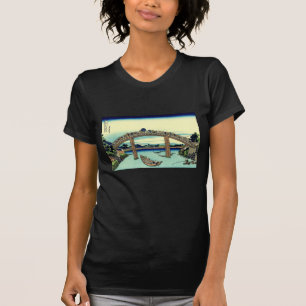 T-shirt Fuji vu par le pont de Mannen chez Fukagawa