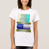 T-shirt Fukitol, le travail ne suce, au-dessus de (Devant)