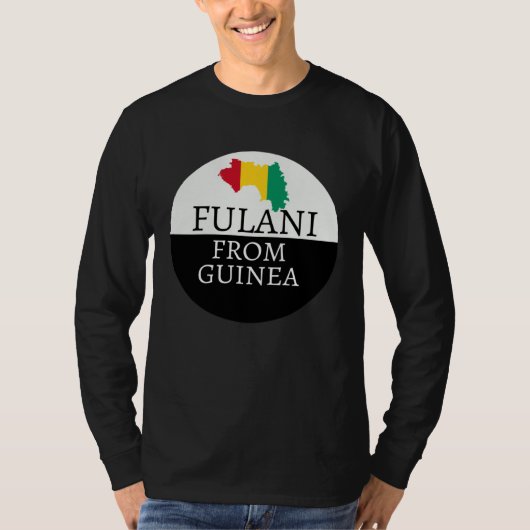 T-shirt Fulani From Guinea Muslim Ancestry Initiation DNA (Devant)