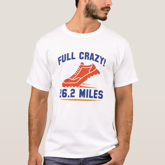 T-shirt Full Crazy 26,2 Miles (Devant)