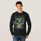 T-shirt Full Of Death  Skull Botanical (Devant entier)
