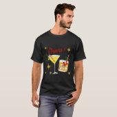 T-shirt Full Of Holiday Srit Cheers Martini Christmas Drin (Devant entier)