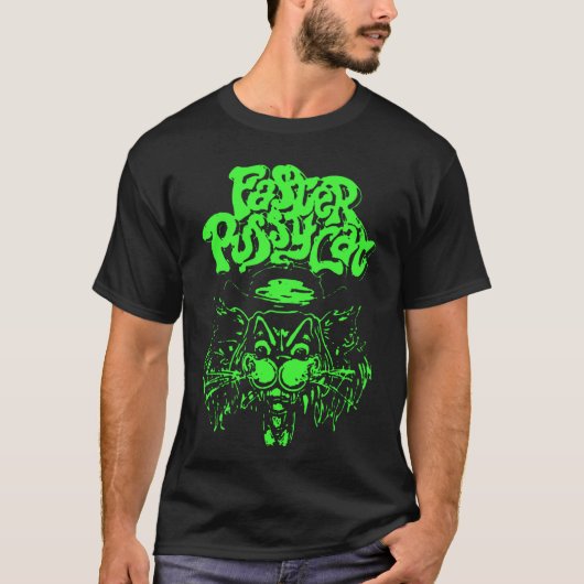T-shirt full vert plus rapide poussycat tendance 1 tshirt1 (Devant)