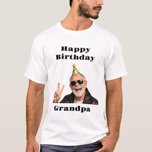 T-shirt Fully Custom Happy birthday (Devant)