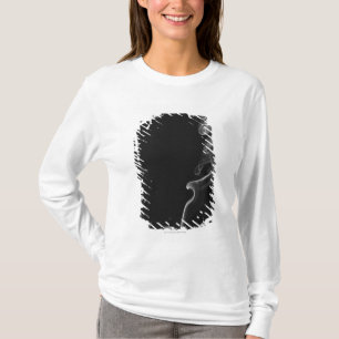 T-shirt Fumée blanche sur un fond noir