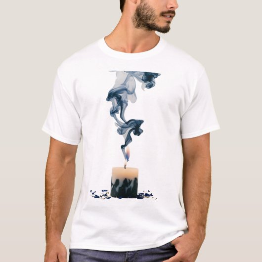 T-shirt Fumée de bougie ou d'encens Dispersant (Devant)