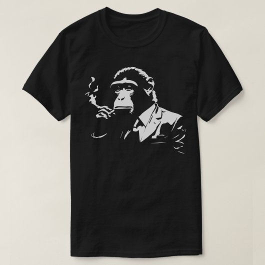T-shirt fumée de singe (Design devant)