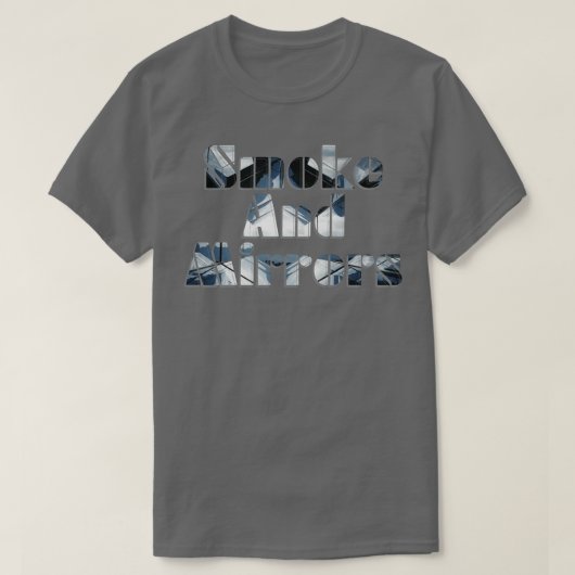 T-shirt Fumée Et Miroirs (Design devant)