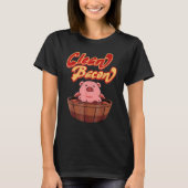 T-shirt Fumer Ce Fumeur Barbecue J'aime Cochons Nettoyer B (Devant)