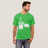 T-shirt Fumer Cigarette Gaz Lighterne design de chemise ré (Devant entier)
