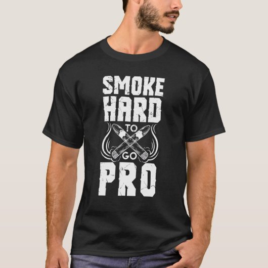 T-shirt Fumer dur pour aller Pro Cigar (Devant)