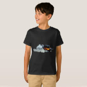T-shirt Fumer Flaming Vintage Car (Devant entier)