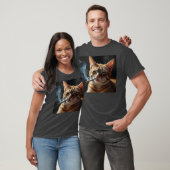 T-shirt Fumer Génération de chats Z Mème Chat Fumer cadeau (Unisexe)