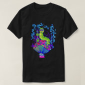 T-shirt Fumer Hooka Caterpillar Glow (Design devant)