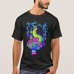 T-shirt Fumer Hooka Caterpillar Glow