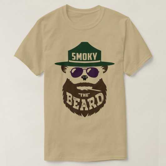 T-shirt FUMER LA BARRE FUMER LA COUSIN HIPSTER DE L'OURSx2 (Design devant)