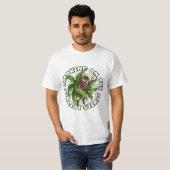 T-shirt Fumer la laitue du diable (Devant entier)