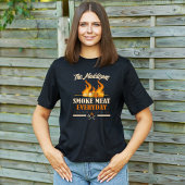T-shirt Fumer la viande tous les jours Personnalisé