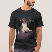 T-shirt Fumer Mème Chat Brainrot Design (Devant)