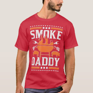 T-shirt Fumer papa Drôle papa BBQ