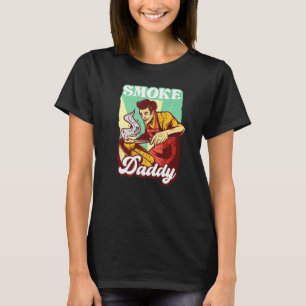 T-shirt Fumer papa Master Griller Barbecue Master Meat